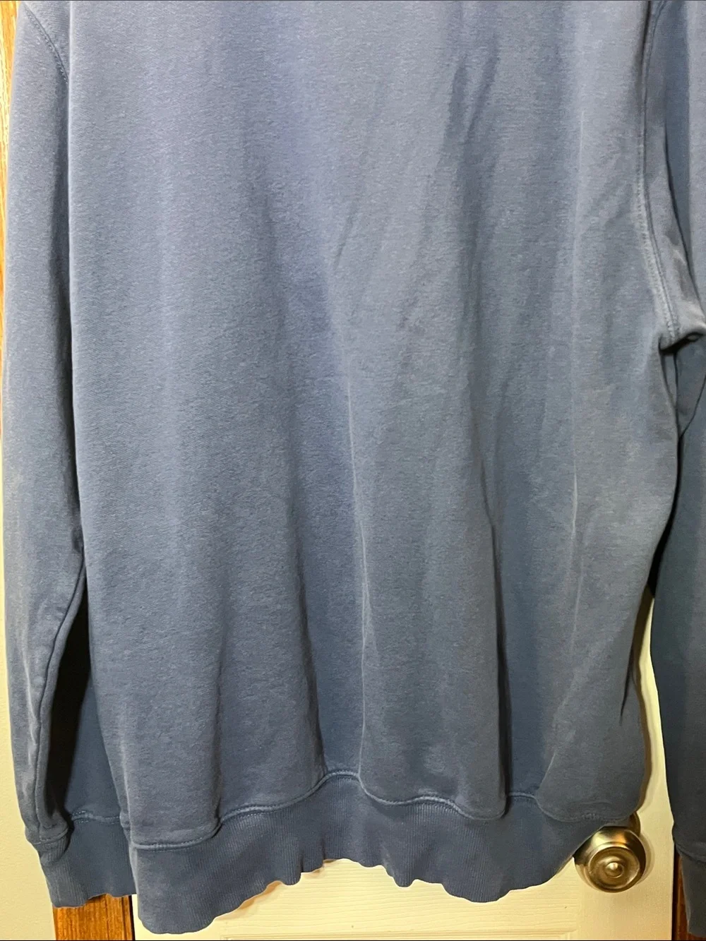 The North Face Blue Cotton Blend Hoodie Sweatshirt - Men’s XL